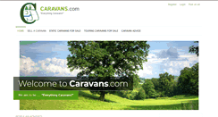 Desktop Screenshot of caravans.com