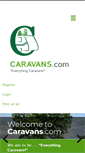 Mobile Screenshot of caravans.com
